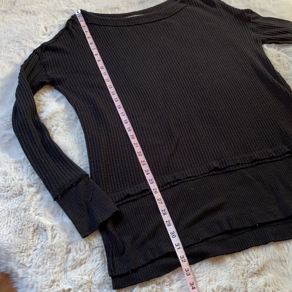 Free People | Black North Shore Thermal | S - Picture 15 of 16